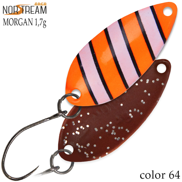 Колеблющаяся блесна Norstream Morgan 27мм 1.7гр 64 NA-MO17-64