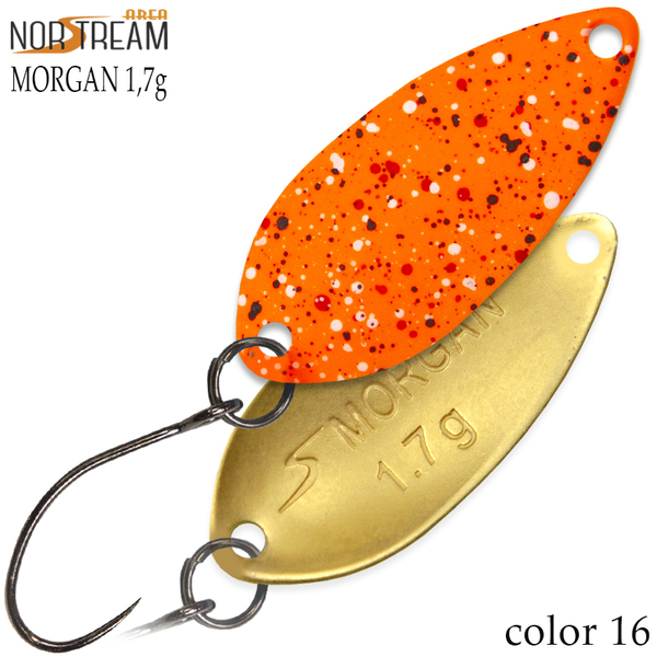 Колеблющаяся блесна Norstream Morgan 27мм 1.7гр 16M NA-MO17-16M
