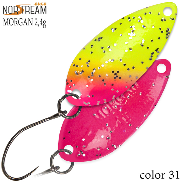 Колеблющаяся блесна Norstream Morgan 29мм 2.4гр 31 NA-MO24-31