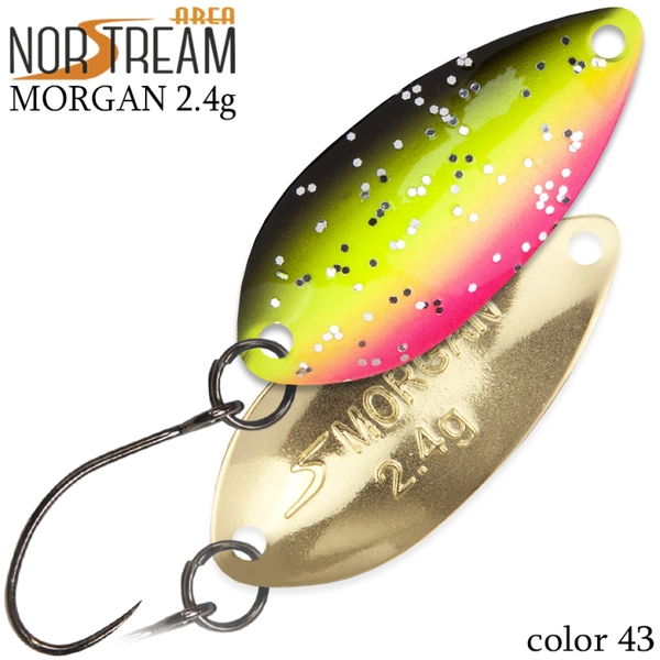 Колеблющаяся блесна Norstream Morgan 29мм 2.4гр 43 NA-MO24-43