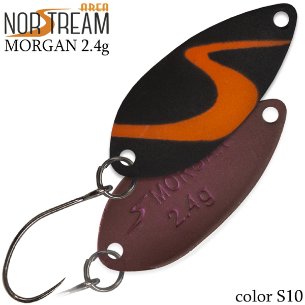 Колеблющаяся блесна Norstream Morgan 29мм 2.4гр S10 NA-MO24-S10