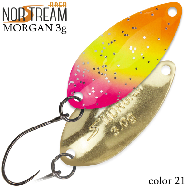 Колеблющаяся блесна Norstream Morgan 32мм 3гр 21 NA-MO30-21