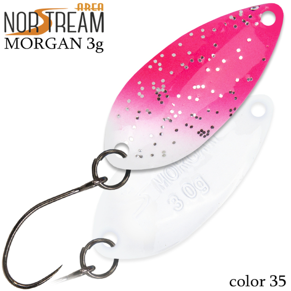 Колеблющаяся блесна Norstream Morgan 32мм 3гр 35 NA-MO30-35