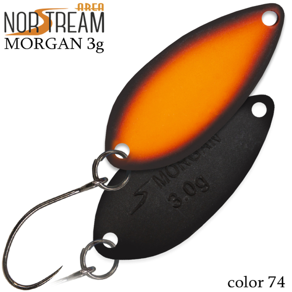 Колеблющаяся блесна Norstream Morgan 32мм 3гр 74 NA-MO30-74