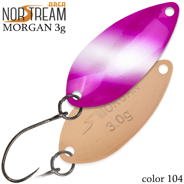 Колеблющаяся блесна Norstream Morgan 32мм 3гр 104 NA-MO30-104