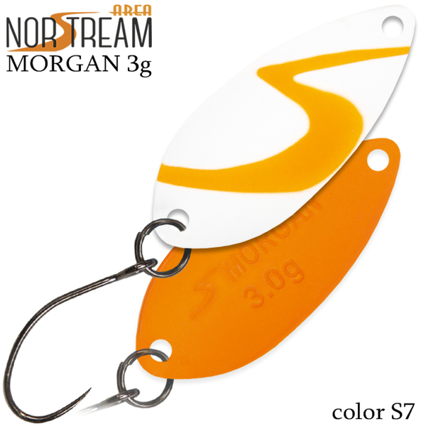 Колеблющаяся блесна Norstream Morgan 32мм 3гр S7 NA-MO30-S7