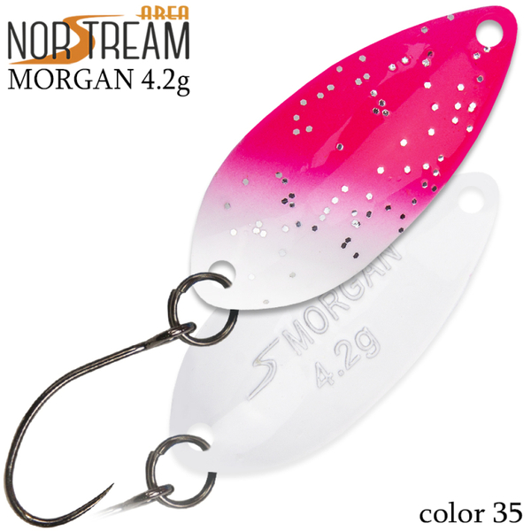 Колеблющаяся блесна Norstream Morgan 32мм 4.2гр 35 NA-MO42-35