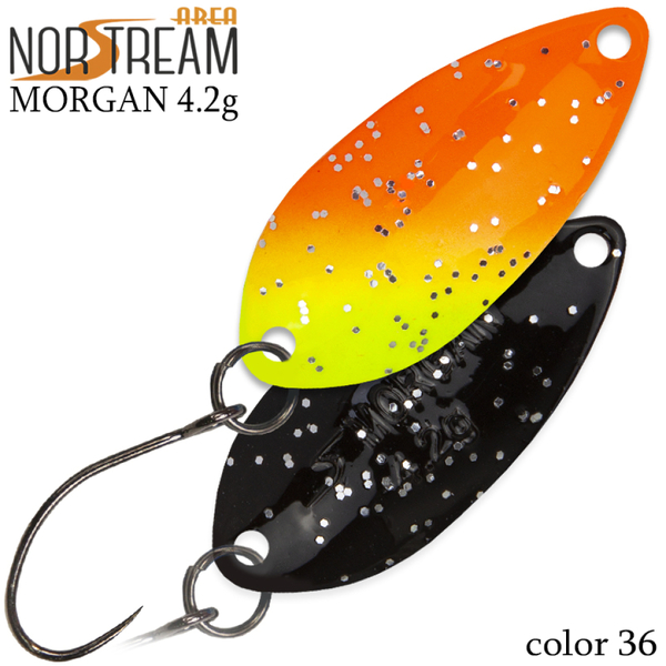 Колеблющаяся блесна Norstream Morgan 32мм 4.2гр 36 NA-MO42-36