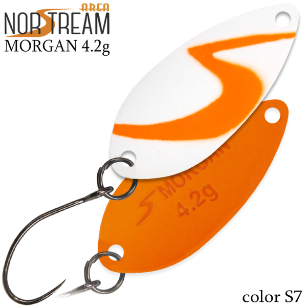 Колеблющаяся блесна Norstream Morgan 32мм 4.2гр S7 NA-MO42-S7