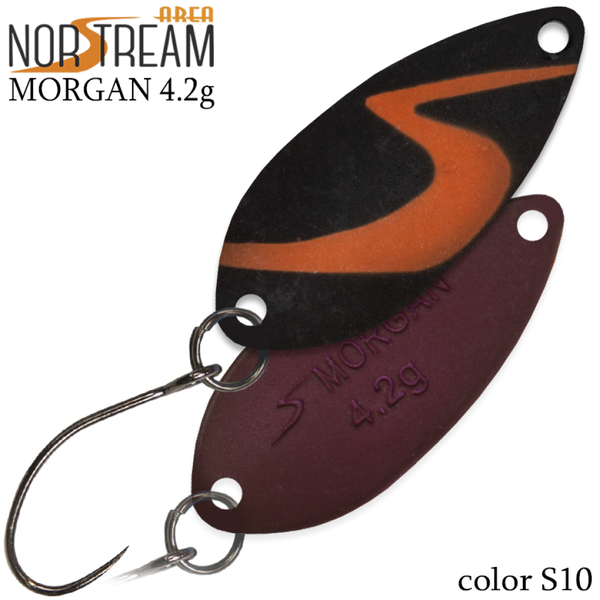 Колеблющаяся блесна Norstream Morgan 32мм 4.2гр S10 NA-MO42-S10