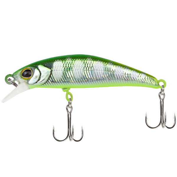 Воблер Jackall Timon Tricoroll Ryushin 43HW 43мм 3гр  flash green back