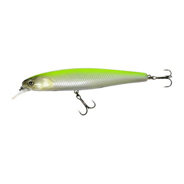 Воблер Jackall Smash Minnow 100 F 100мм 16гр pearl chartreuse