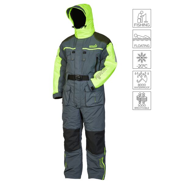 Костюм для зимней рыбалки плавающий Norfin Signal Pro р. XXXXL 68-70