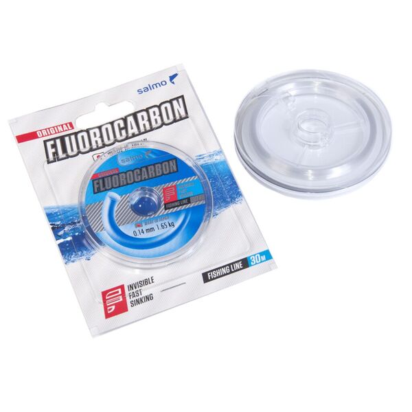 Зимний флюорокарбон Salmo Fluorocarbon 30м 0.14мм 1.65кг прозрачный
