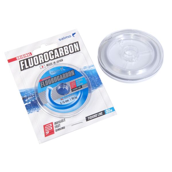 Зимний флюорокарбон Salmo Fluorocarbon 30м 0.16мм 1.90кг прозрачный