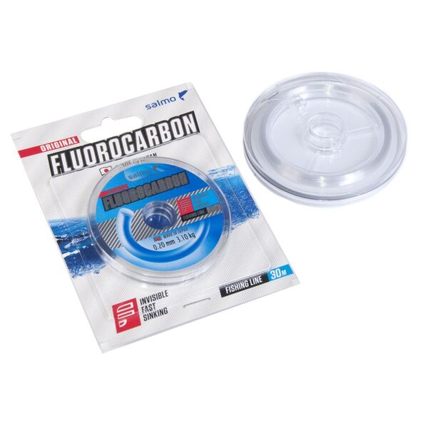 Зимний флюорокарбон Salmo Fluorocarbon 30м 0.20мм 3.10кг прозрачный