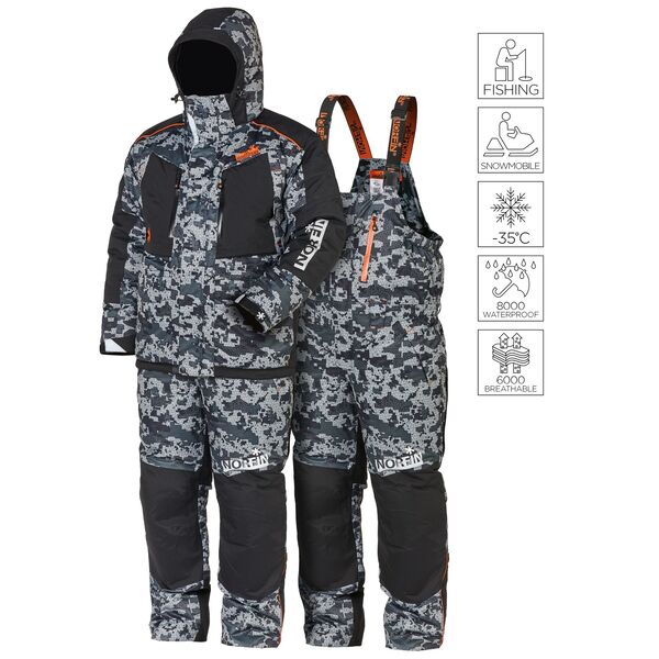 Костюм для зимней рыбалки Norfin Discovery 2 Le Camo р. XXL 60-62