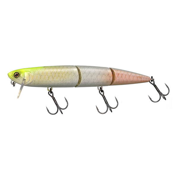 Воблер Jackall Mikey Slim 128мм 18.5гр albino chartreuse piraruke