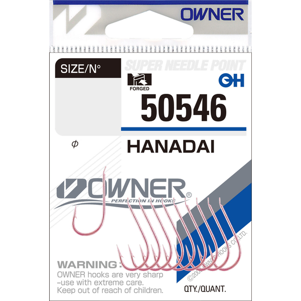 Одинарные крючки Owner 50546 Hanadai purple Purple №3 9шт