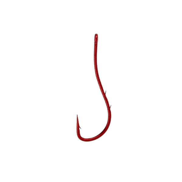 Одинарные крючки Owner 53118 Worm SP-BH bloody red Bloody red №10 8шт