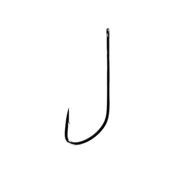 Одинарные крючки Owner 53132 Saber Hook Black Chrome №2 11шт