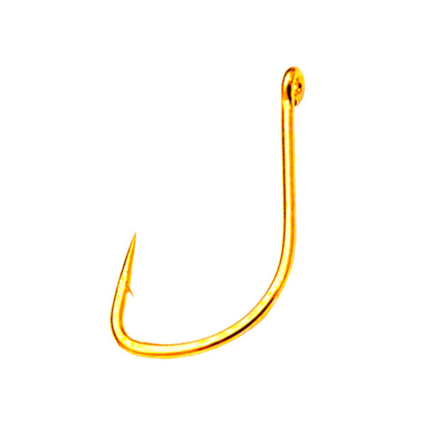 Одинарные крючки Owner 53135 Pin Hook gold Gold №6 8шт