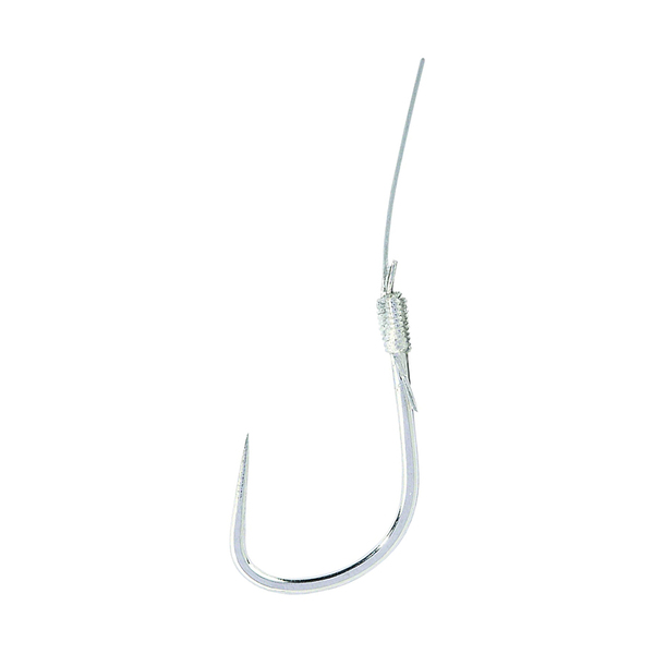 Одинарные крючки с поводками Owner RL-238 White №3 10шт