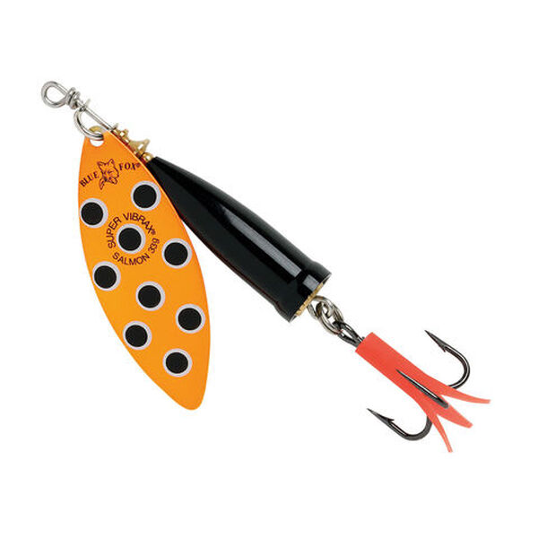 Вращающаяся блесна Blue Fox Salmon Super Vibrax №6 33гр OBC