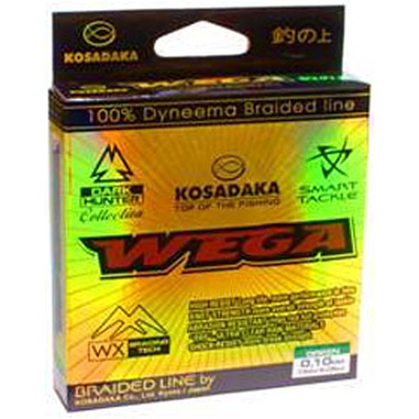 Плетеный шнур Kosadaka Wega 150м 0.40мм 44.8кг белый
