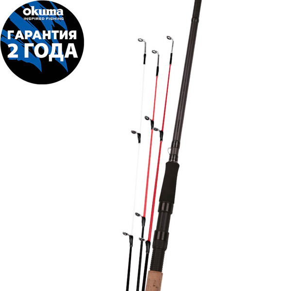 Фидерное удилище Okuma  Custom Black Feeder 12' 80 3.6м 80гр 3sec MG/MLG/LG