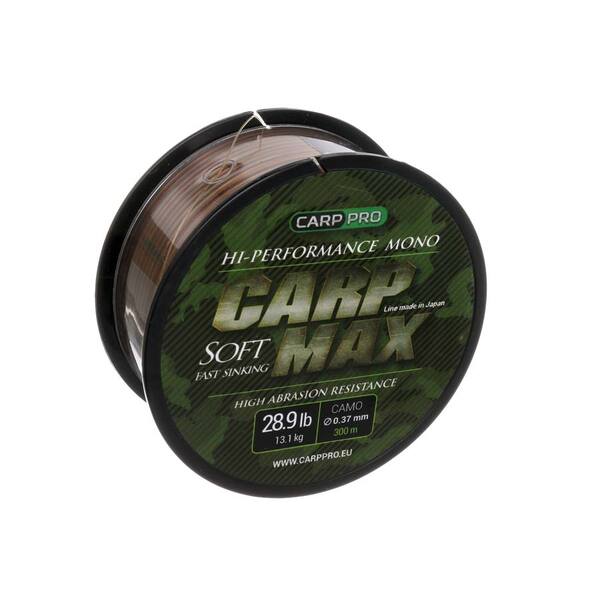 Леска Carp Pro Carp Max Camo 300м 0.37мм 13.1кг оранжевый флуоресцентный