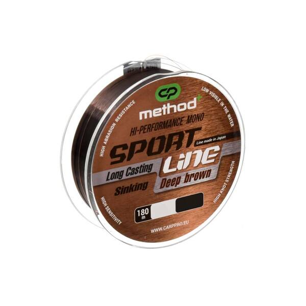 Леска Carp Pro Sport Line CP Method+ 180м 0.20мм 2.3кг коричневый