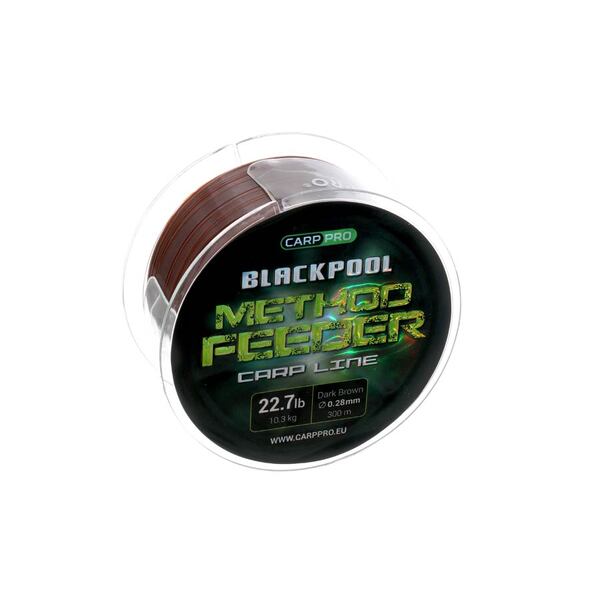 Леска Carp Pro Blackpool Method Feeder Carp 300м 0.28мм 10.3кг коричневый