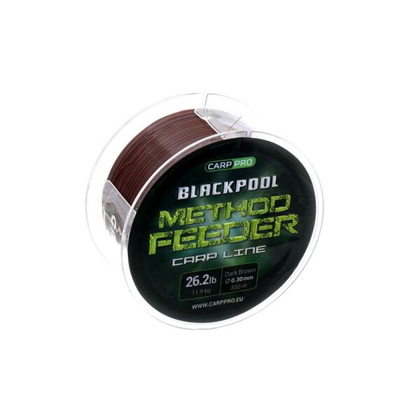 Леска Carp Pro Blackpool Method Feeder Carp 300м 0.30мм 11.9кг коричневый