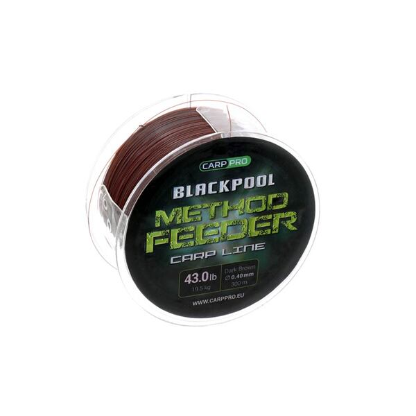 Леска Carp Pro Blackpool Method Feeder Carp 300м 0.40мм 19.5кг коричневый