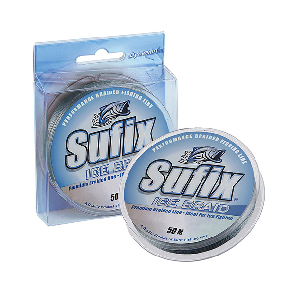 Зимний шнур Sufix Ice Braid 50м 0.16мм 8.2кг 50
