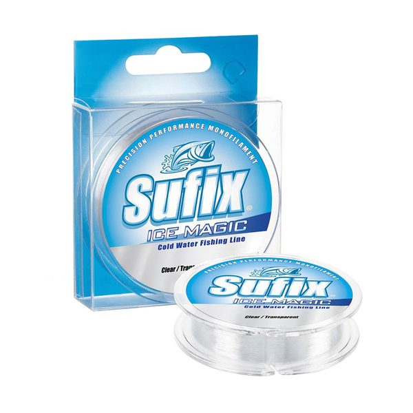 Зимняя леска Sufix Ice Magic 50м 0.105мм 1.2кг прозрачный