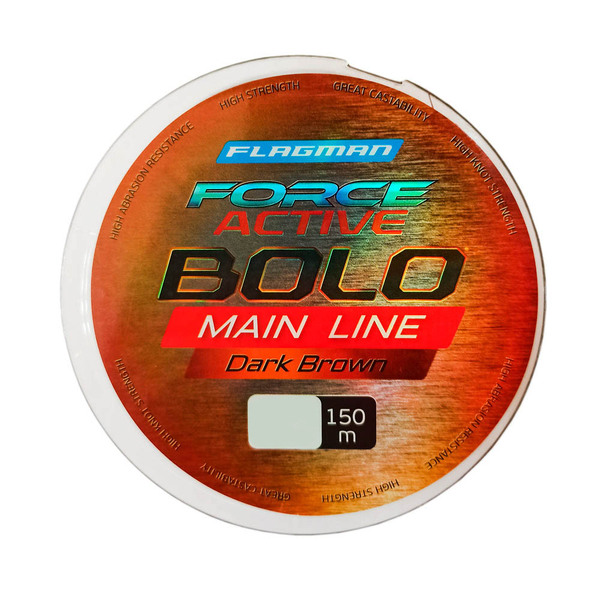 Леска Flagman Force Active Bolo Main Line 150м 0.235мм 4.0кг темно-коричневый