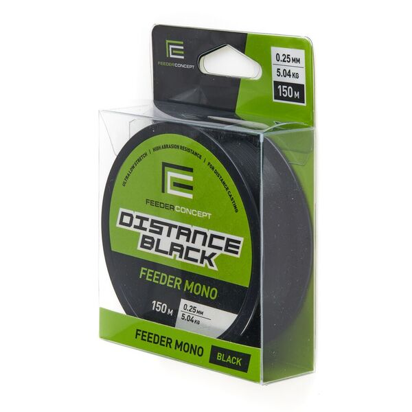 Леска Feeder Concept Distance 150м 0.25мм 5.04кг Black