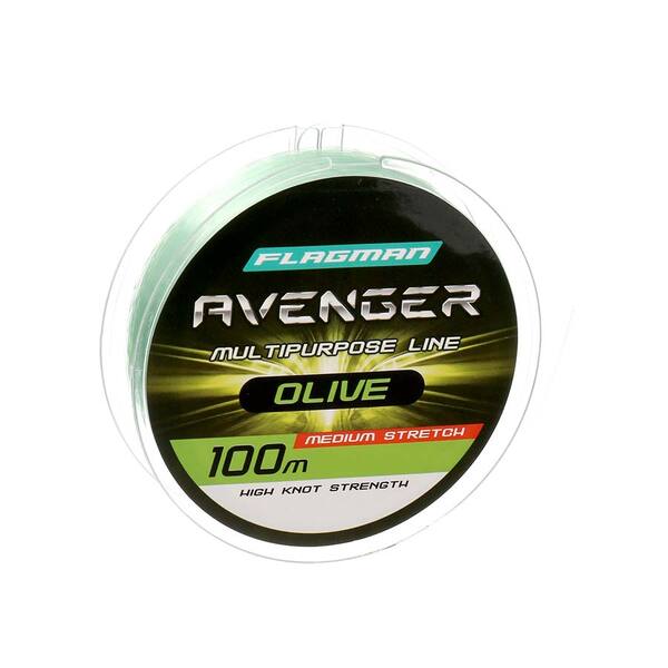 Леска Flagman Avenger Olive Line 100м 0.40мм 14.5кг оливковый
