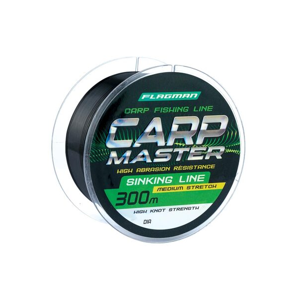 Леска Flagman Carp Master 300м 0.25мм 8.6кг черный