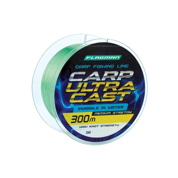 Леска Flagman Carp Ultra Cast 300м 0.35мм 14.6кг светло-зеленый