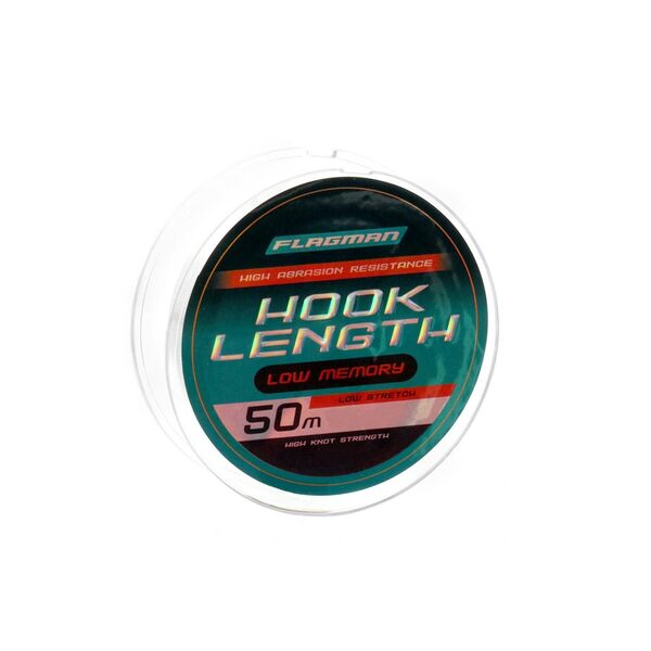 Леска Flagman Hook Lenght 50м 0.14мм 2.6кг прозрачный