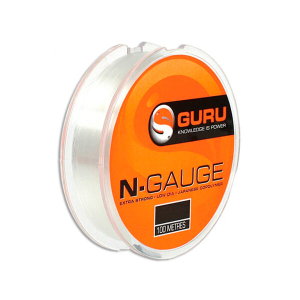 Леска Guru N-Gauge 100м 0.13мм 1.81кг прозрачный