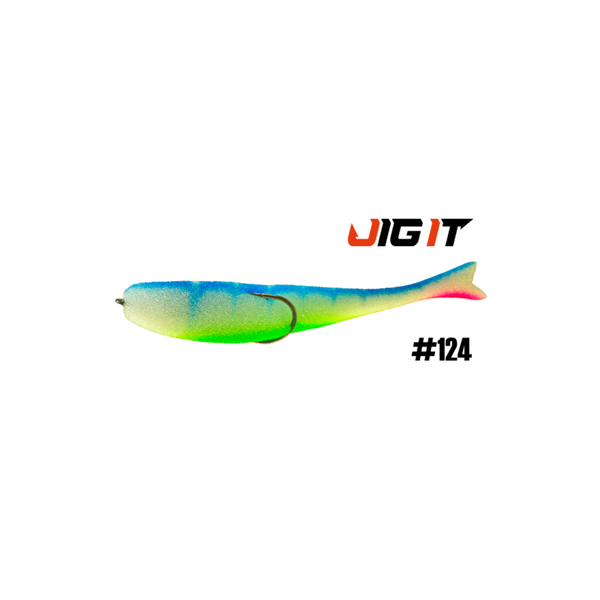 Поролоновые рыбки Jig It незацепляйка 125мм 124 4шт