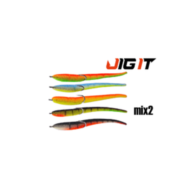 Поролоновые рыбки Jig It 105мм MIX2 5шт
