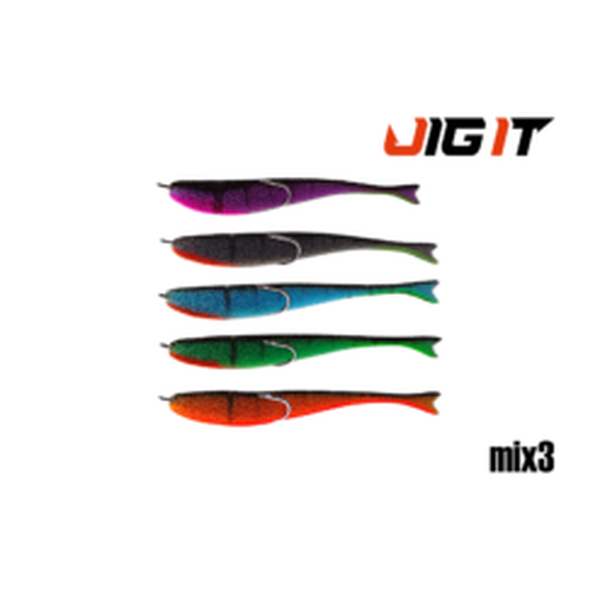 Поролоновые рыбки Jig It 110мм MIX3 5шт