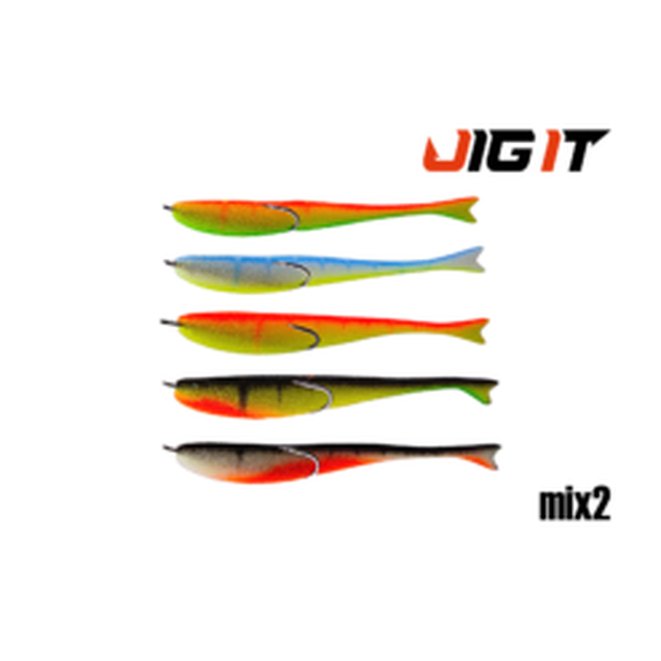 Поролоновые рыбки Jig It 88мм MIX2 5шт