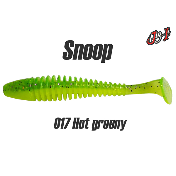 Силиконовые приманки Jig It Snoop 3.3 83мм 8шт 017