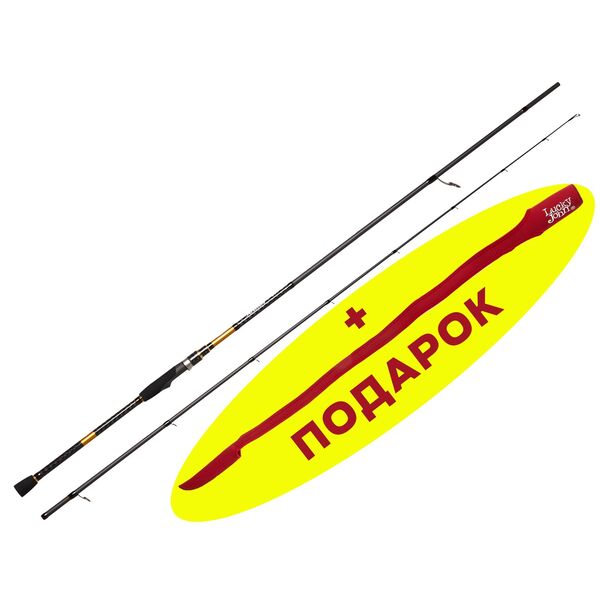 Спиннинг Lucky John Anira 60 2.49м 15-60гр LJA-822HEF-PR с наконечником-стяжкой